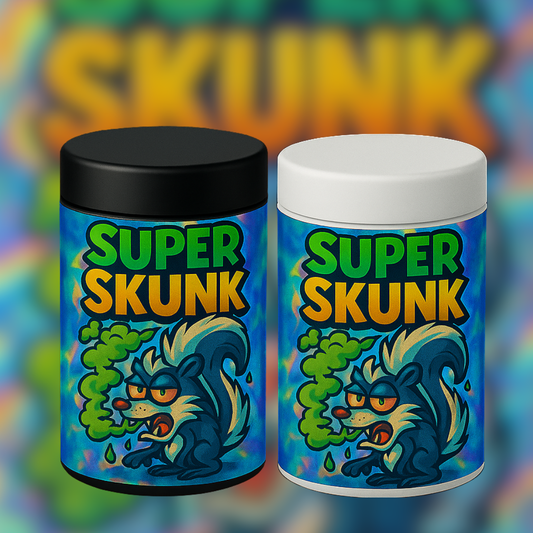 SUPER SKUNK DOUBLE WALL DOME JARS (WHITE)